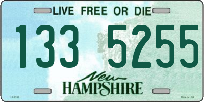NH license plate 1335255
