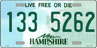 NH license plate 1335262