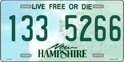 NH license plate 1335266