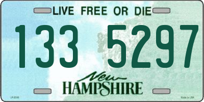 NH license plate 1335297
