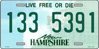NH license plate 1335391