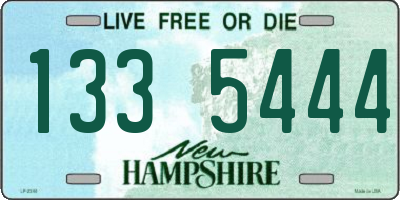 NH license plate 1335444