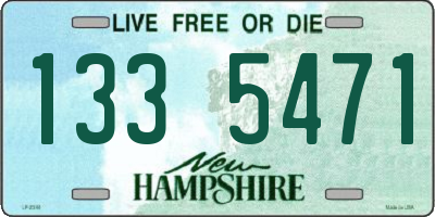 NH license plate 1335471