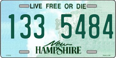 NH license plate 1335484