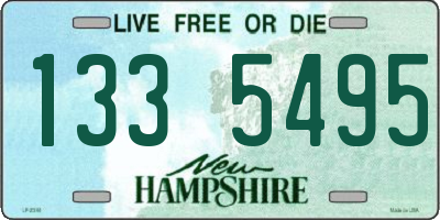 NH license plate 1335495