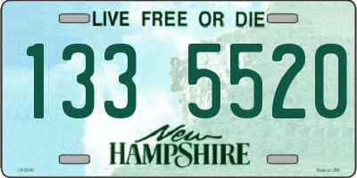 NH license plate 1335520