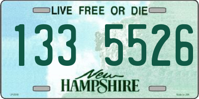 NH license plate 1335526