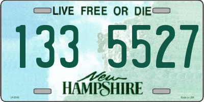 NH license plate 1335527