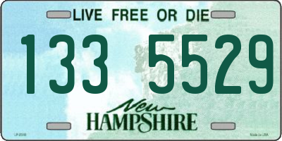 NH license plate 1335529