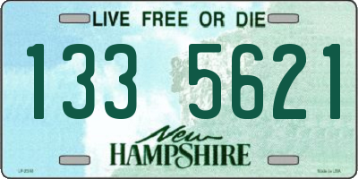 NH license plate 1335621