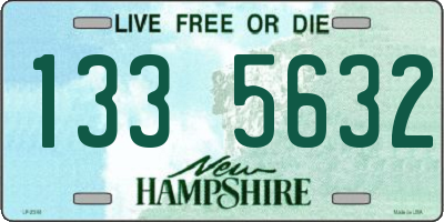 NH license plate 1335632