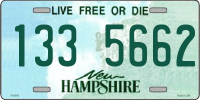 NH license plate 1335662