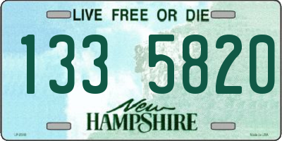 NH license plate 1335820