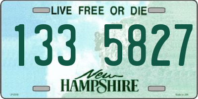 NH license plate 1335827