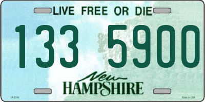 NH license plate 1335900