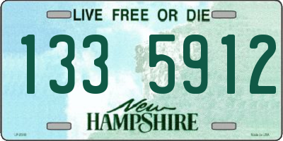 NH license plate 1335912