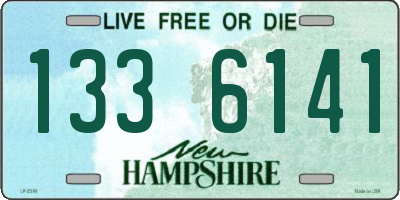 NH license plate 1336141