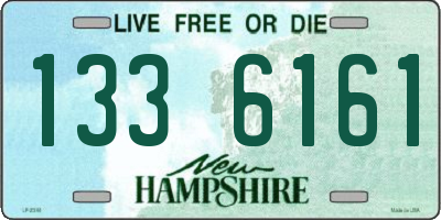 NH license plate 1336161