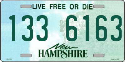 NH license plate 1336163