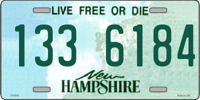 NH license plate 1336184