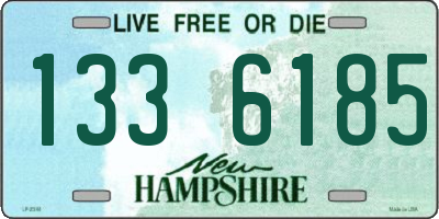 NH license plate 1336185