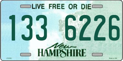 NH license plate 1336226