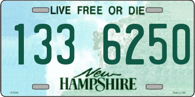 NH license plate 1336250