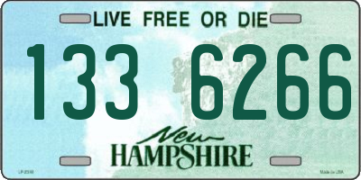 NH license plate 1336266