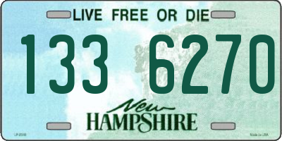 NH license plate 1336270