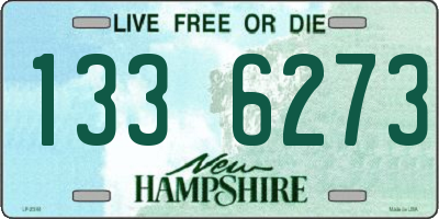 NH license plate 1336273