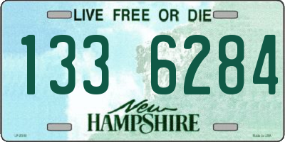 NH license plate 1336284