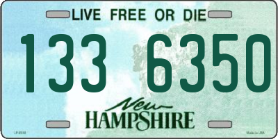 NH license plate 1336350