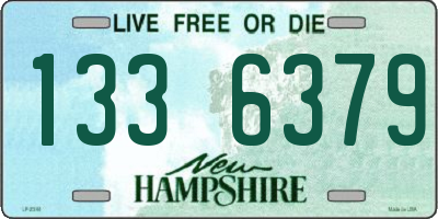 NH license plate 1336379
