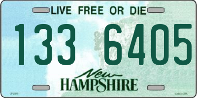 NH license plate 1336405