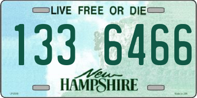 NH license plate 1336466