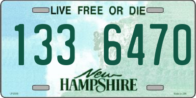 NH license plate 1336470