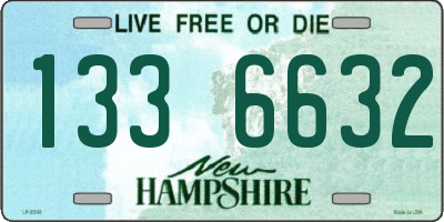 NH license plate 1336632
