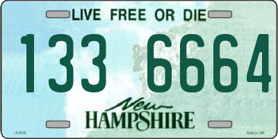 NH license plate 1336664