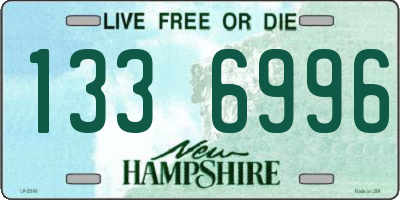 NH license plate 1336996