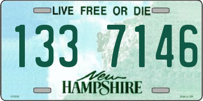 NH license plate 1337146