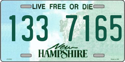 NH license plate 1337165