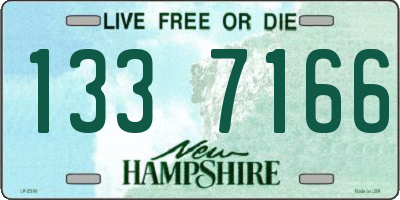 NH license plate 1337166
