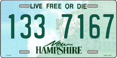 NH license plate 1337167