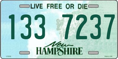 NH license plate 1337237