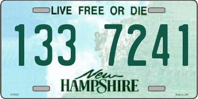 NH license plate 1337241