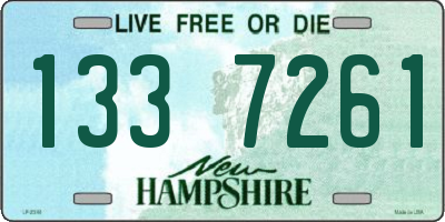 NH license plate 1337261