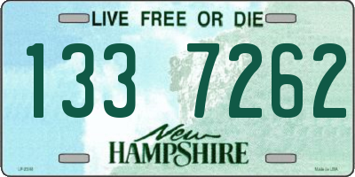 NH license plate 1337262