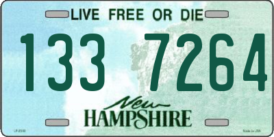 NH license plate 1337264