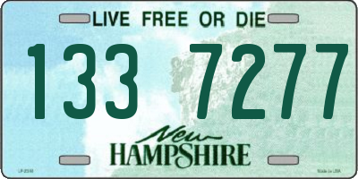 NH license plate 1337277