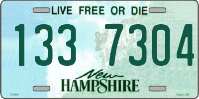 NH license plate 1337304